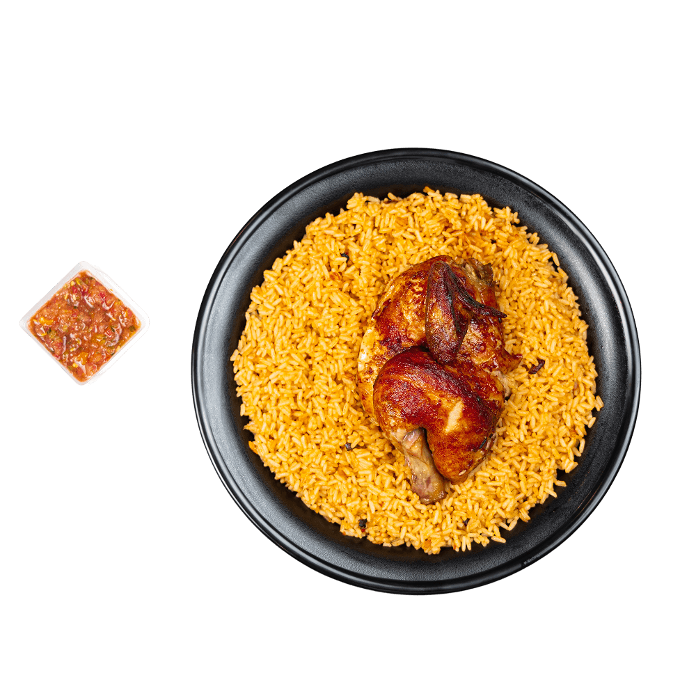 دجاج شواية مع الأرز