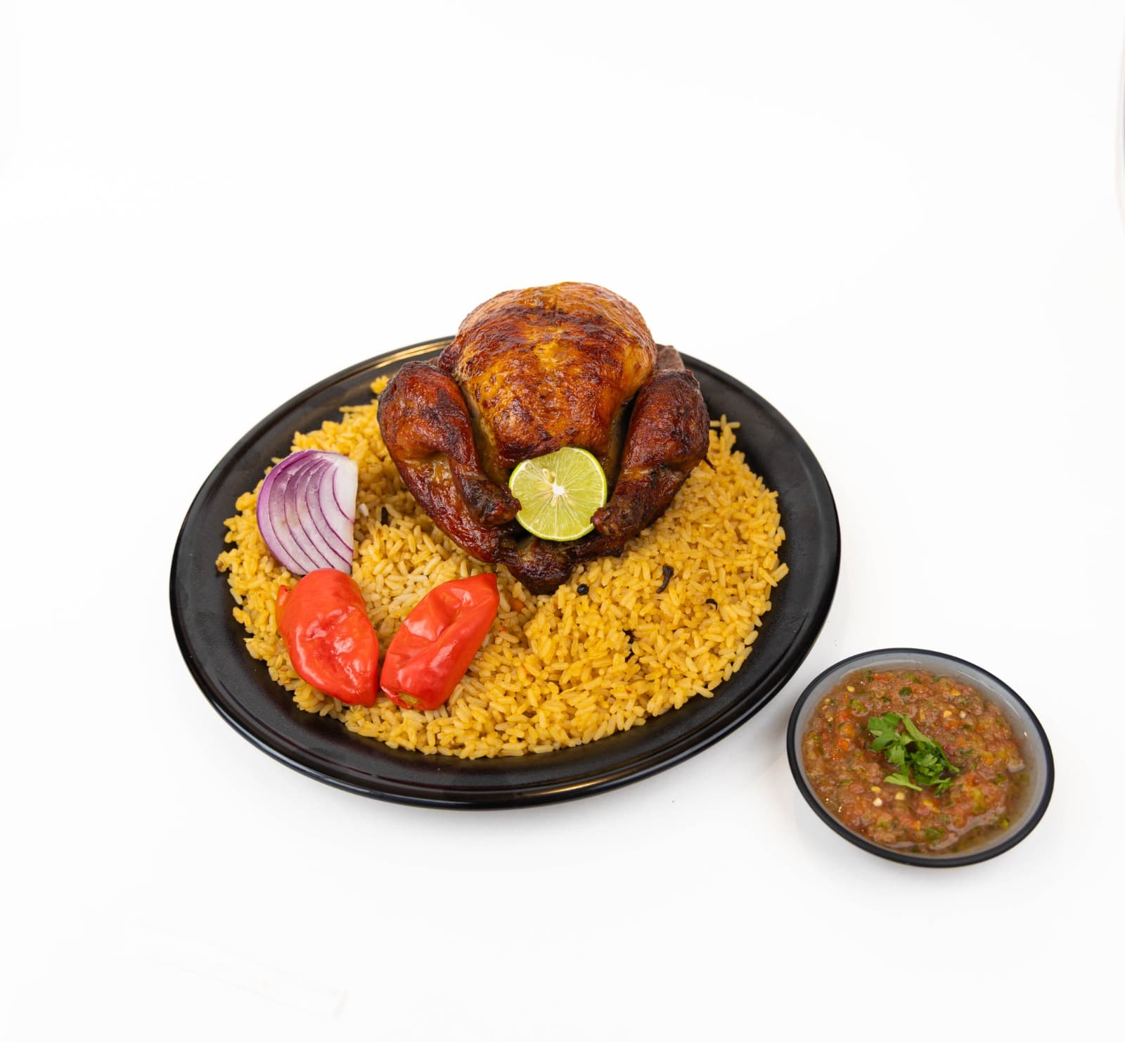 دجاج شواية مع الأرز